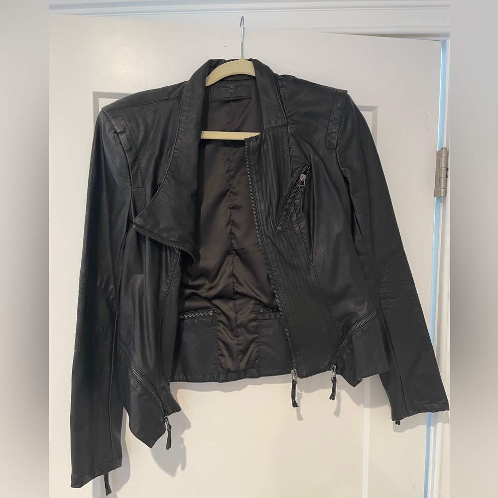 Women’s Black BlankNYC Faux Leather Jacket Size M